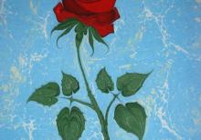 Gafur Yakar, Flower ebru / © Gafur Yakar