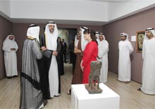 Crown Prince of Sharjah inaugurates Maraya Art Night at Al Qasba