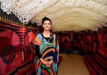 Textile Installation T-Serai Highlights Humanitarian Causes