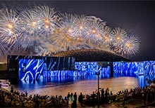 Louvre Abu Dhabi Inaugural Week with Spectacular Lightshow and Fireworks