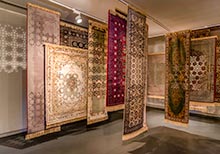 Romina Khanom: An Installation of Hanging Carpets